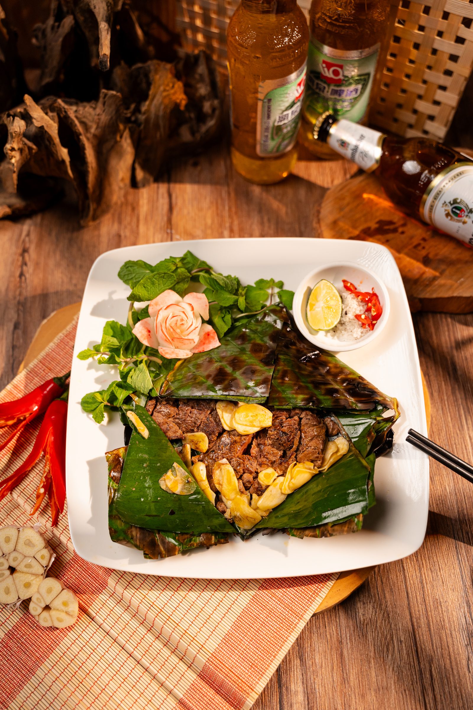 Bò Nướng Lá Chuối