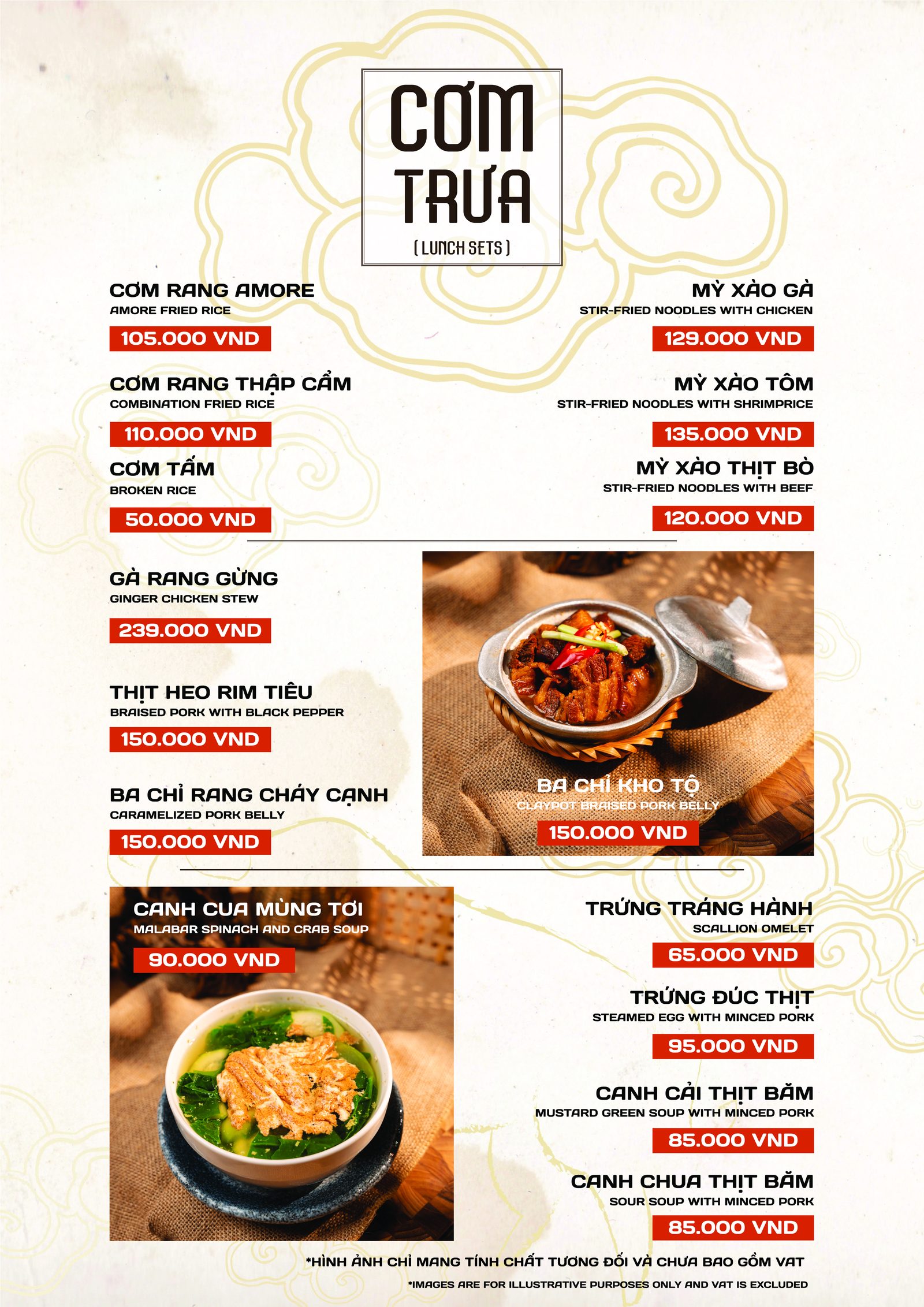 Menu Cơm Trưa